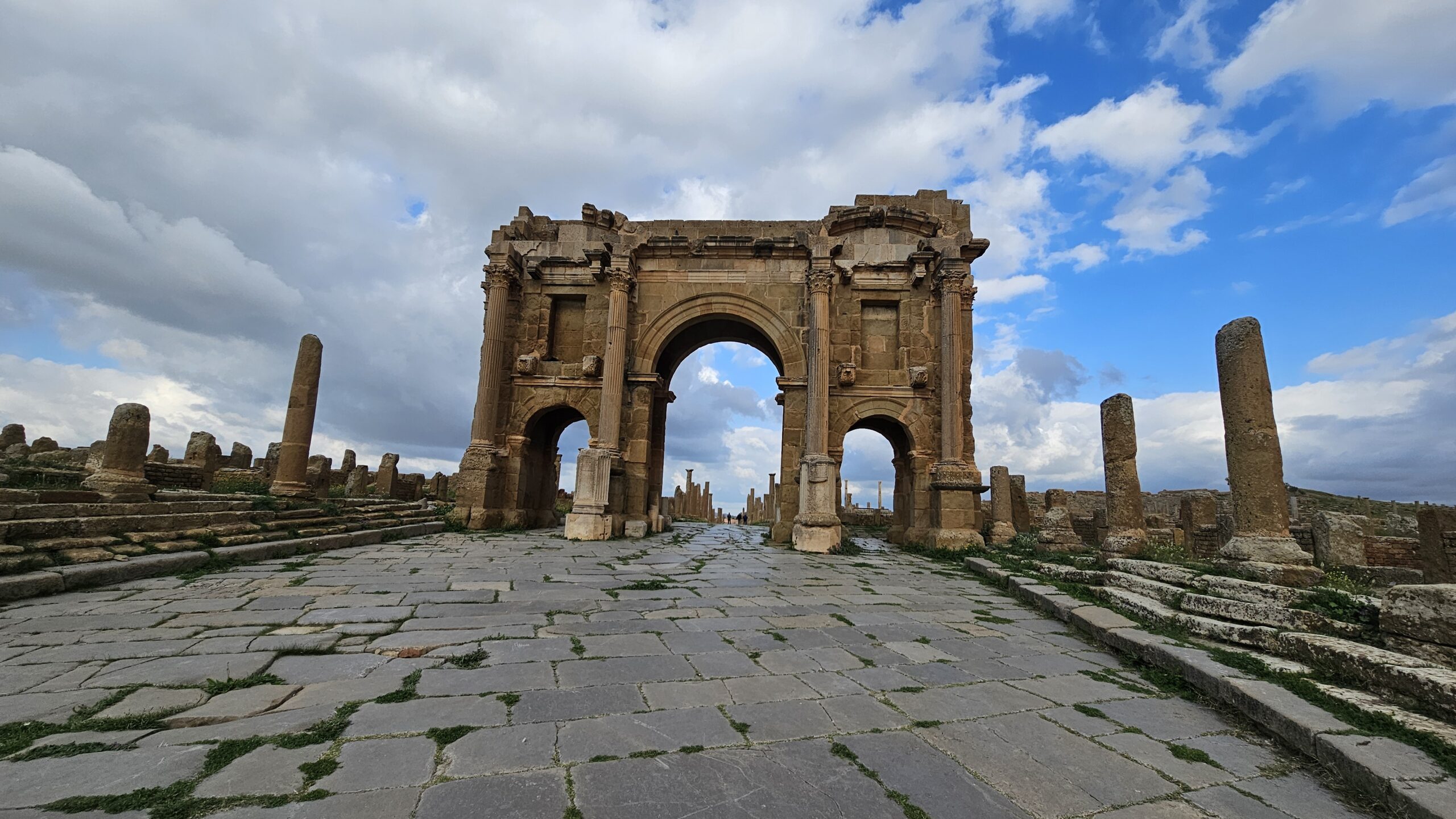 Explore Timgad the remarkably well-preserved ancient Roman city, founded by Trajan