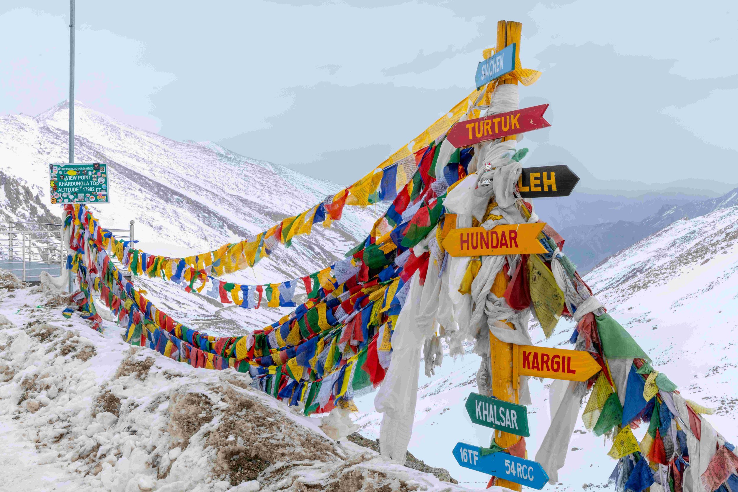 Cross the Khardong La Pass into the exquisitely beautiful Nubra Valley