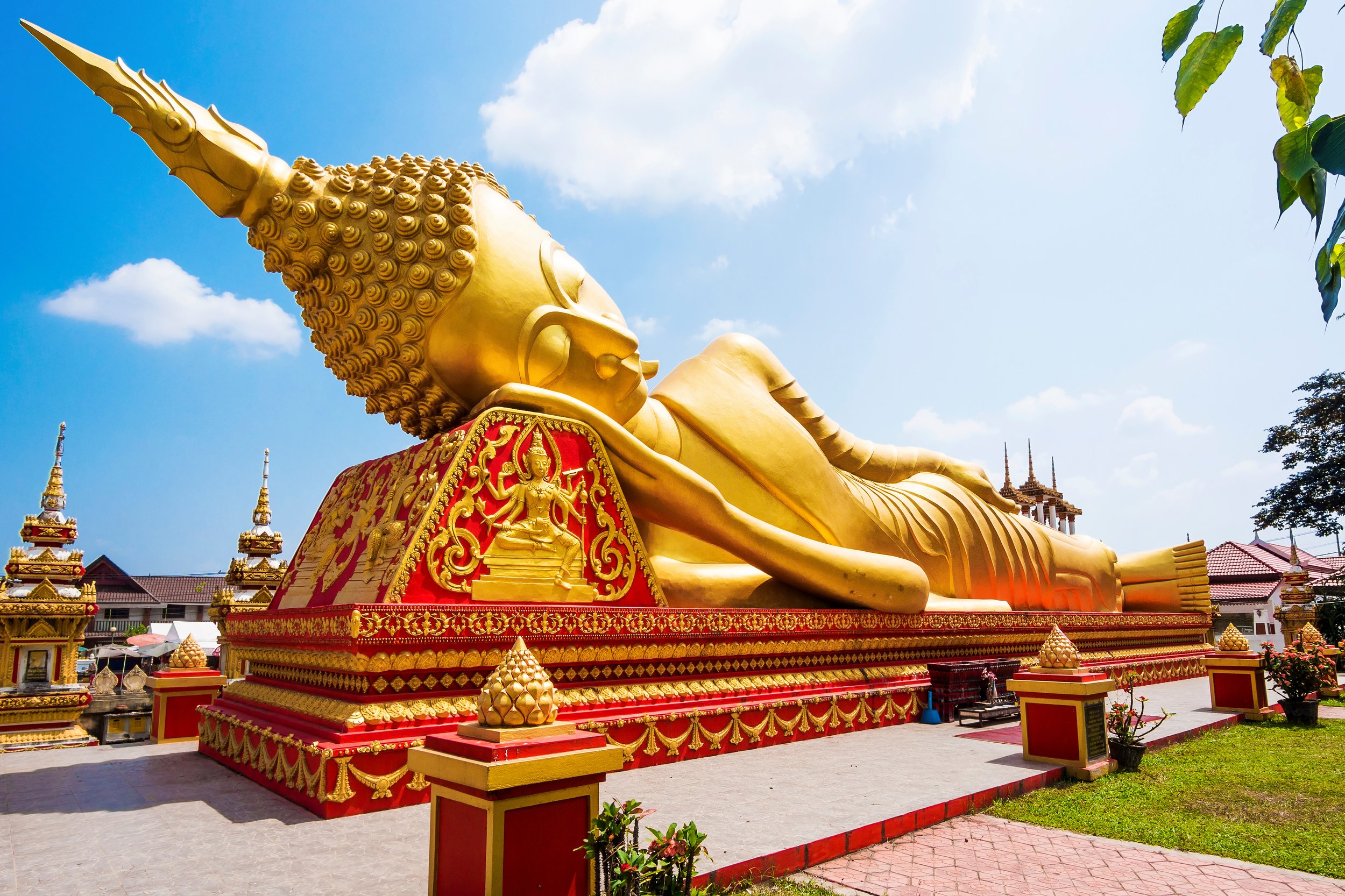 Explore Vientiane, the friendly capital of Laos, and enjoy sunset overlooking the Mekong