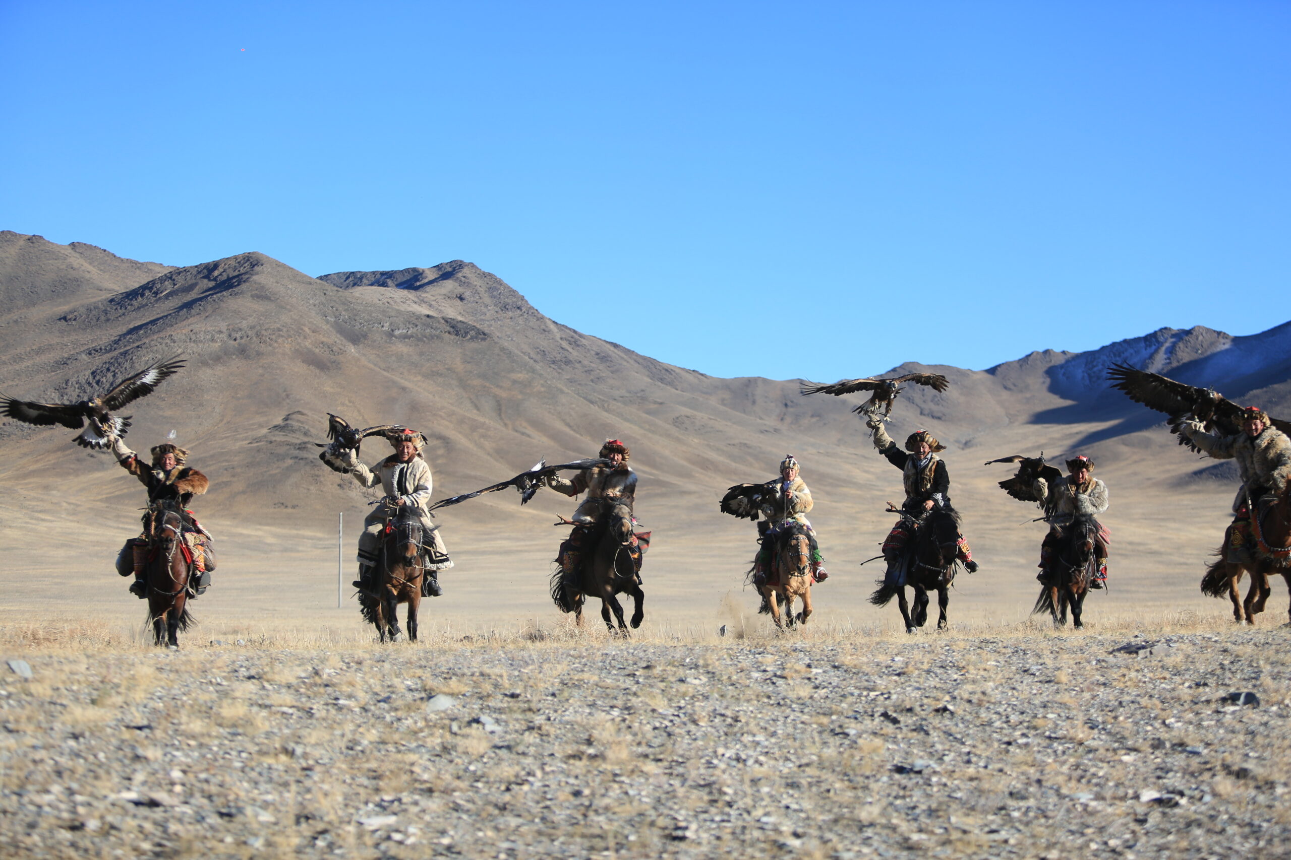 Eagle Masters on Horseback