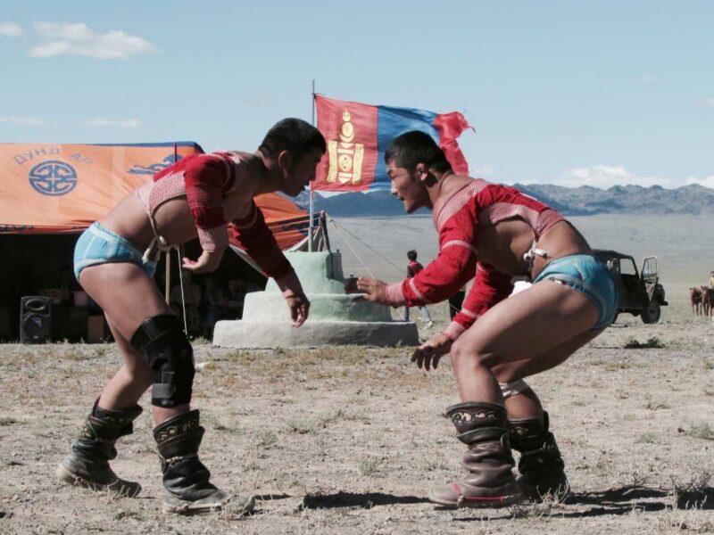 Naadam festival wrestling Mongolia
