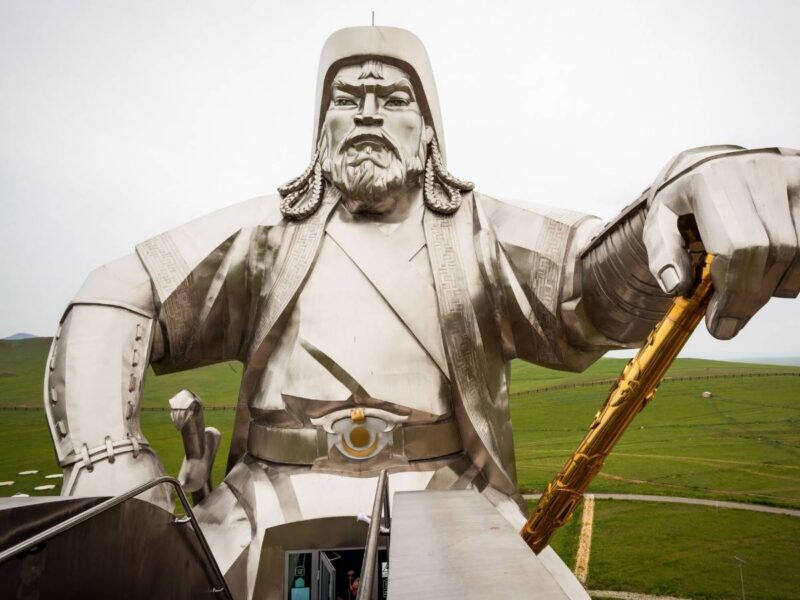 Genghis Khan statue Mongolia giant