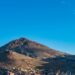 Potosi city rooftops with cerro rico mountain