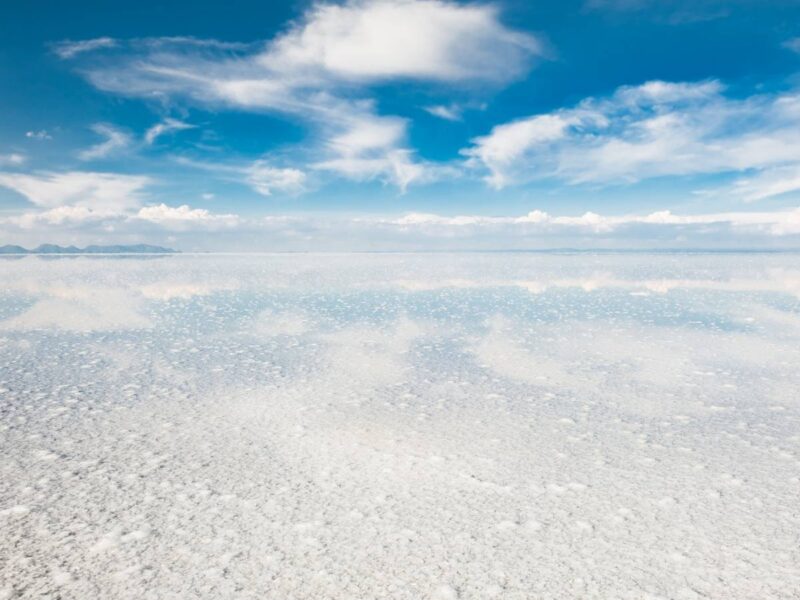 The Salar de Uyuni and the Uyuni Salt Flats