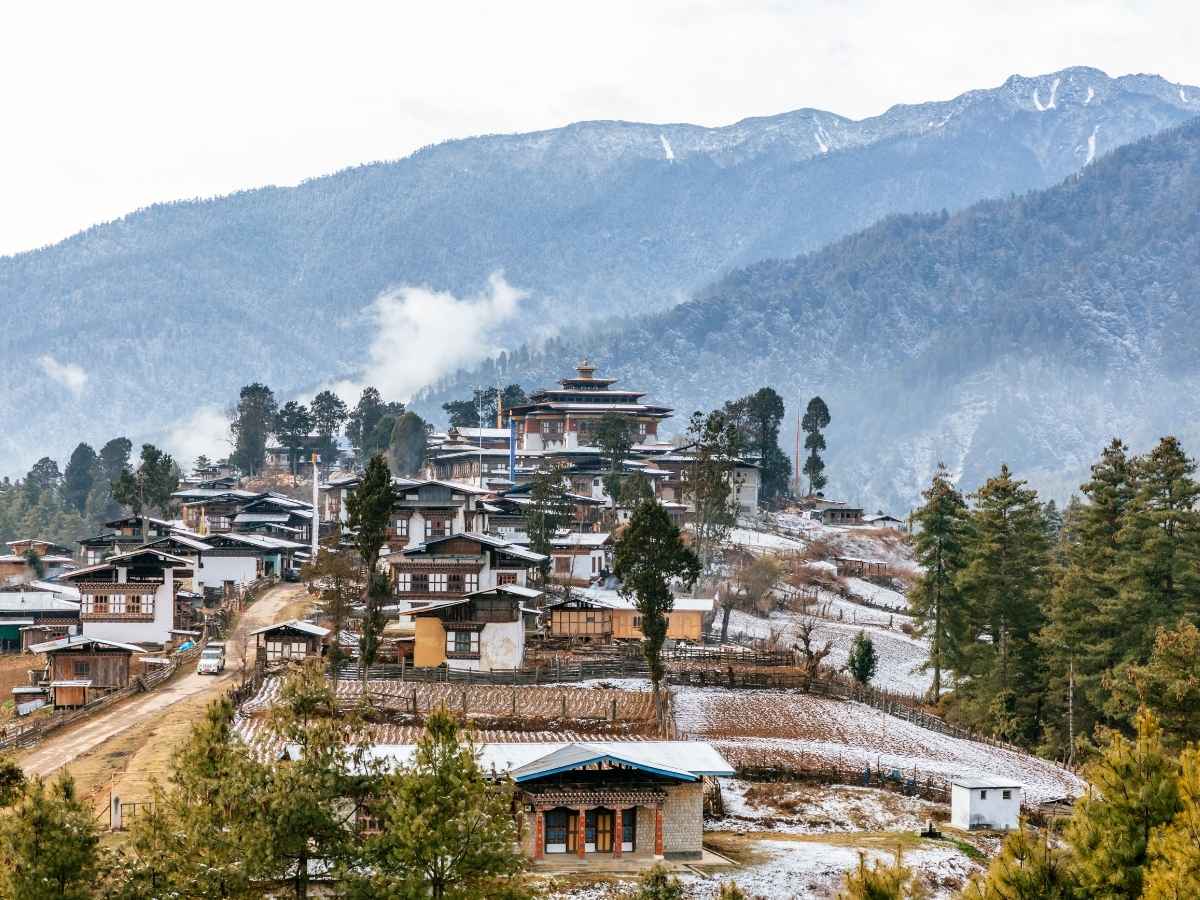 Phobjikha valley Bhutan